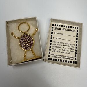 Vintage Firenza February Amethyst Boy Birthstone Babies Collectibles Figure New